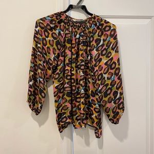 Tucker leopard print blouse